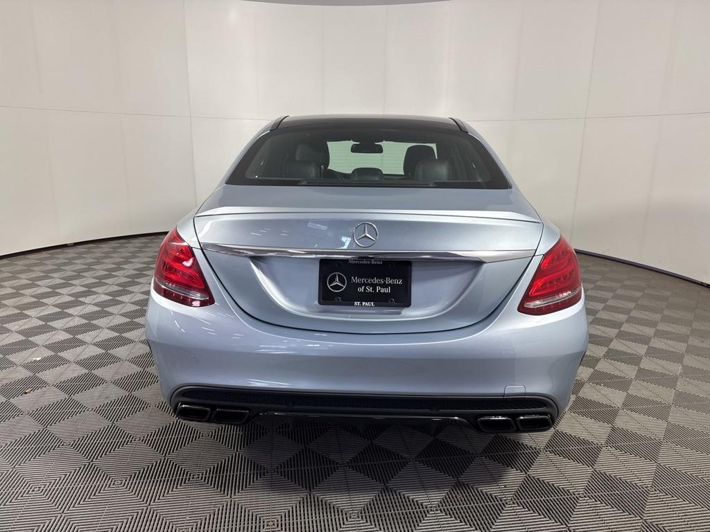 used 2018 Mercedes-Benz AMG C 63 car, priced at $39,998