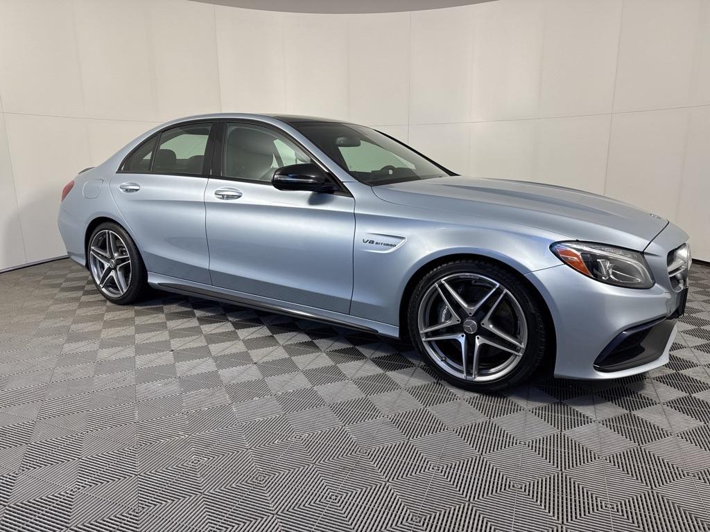 used 2018 Mercedes-Benz AMG C 63 car, priced at $39,998