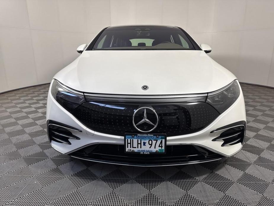 used 2022 Mercedes-Benz EQS 580 car, priced at $62,998