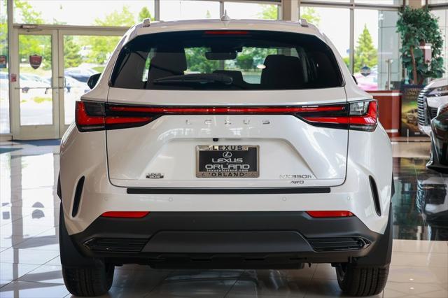 new 2025 Lexus NX 350h car, priced at $53,624