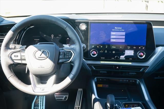 new 2025 Lexus TX 500h car, priced at $73,944