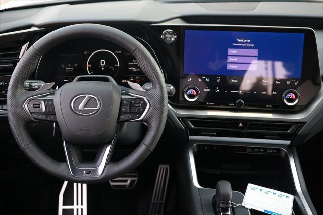 new 2025 Lexus TX 500h car, priced at $73,944