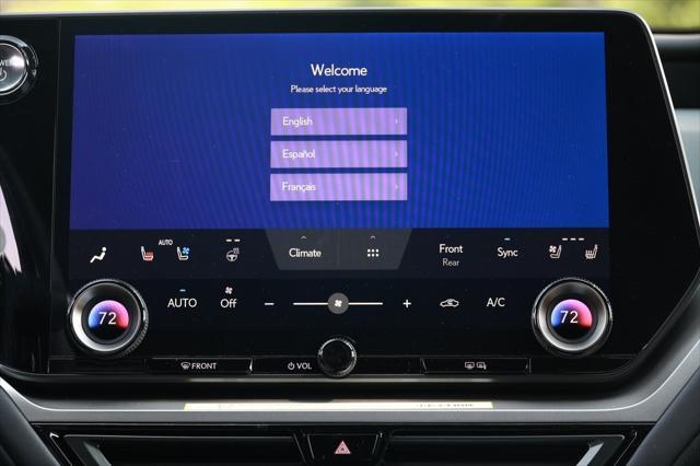new 2025 Lexus TX 500h car, priced at $73,944