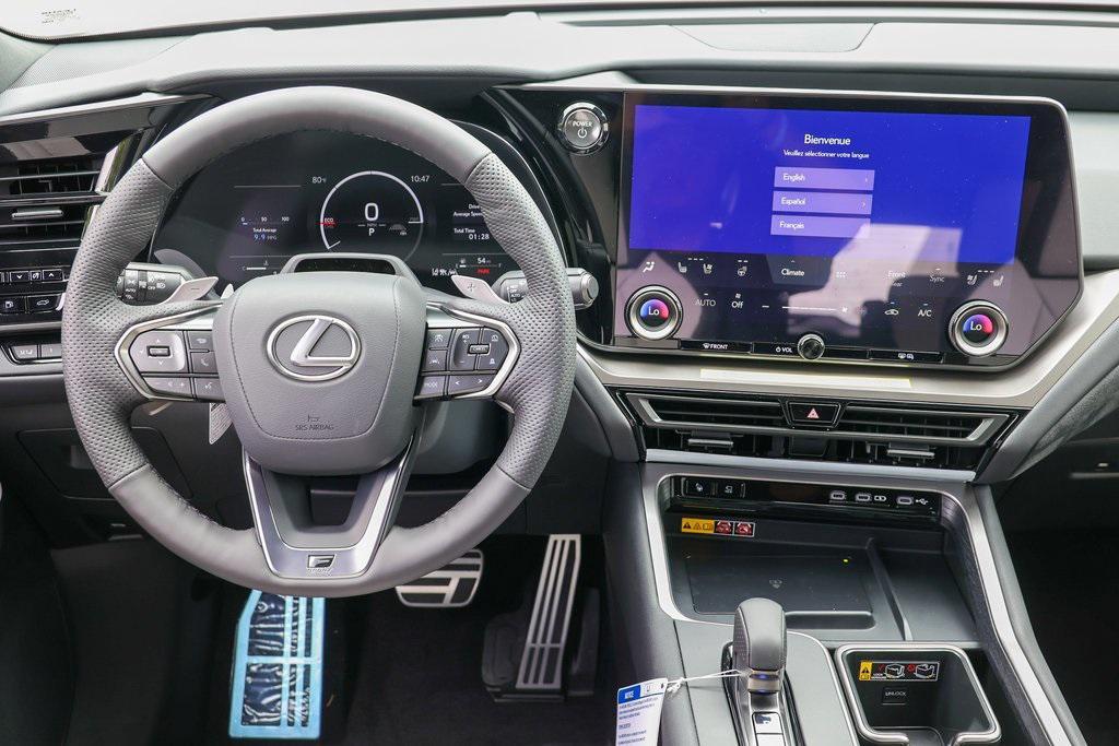 new 2025 Lexus TX 500h car, priced at $73,470
