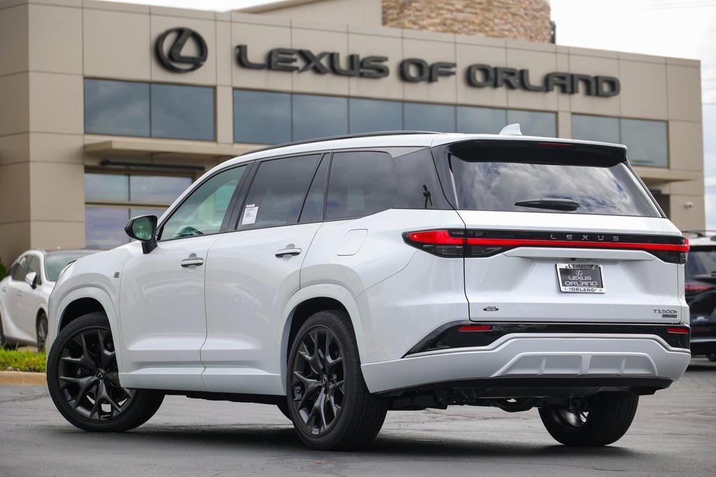new 2025 Lexus TX 500h car, priced at $73,470