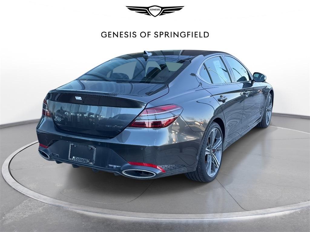 new 2025 Genesis G70 car, priced at $55,986