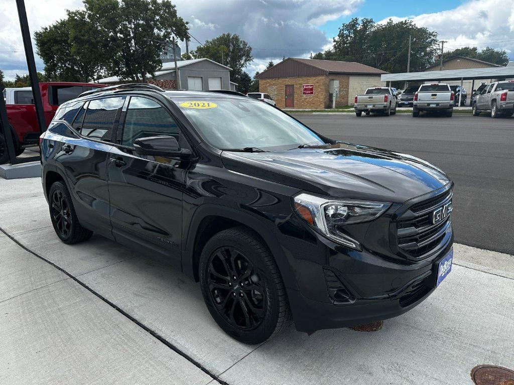 used 2021 GMC Terrain car, priced at $23,220