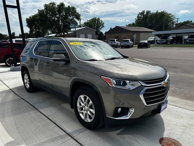 used 2018 Chevrolet Traverse car, priced at $16,845