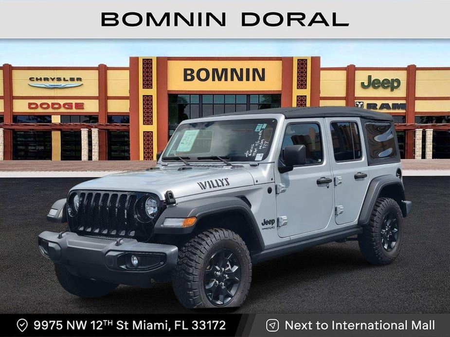 used 2022 Jeep Wrangler Unlimited car, priced at $34,490