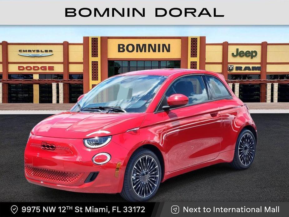 new 2024 FIAT 500e car, priced at $29,495