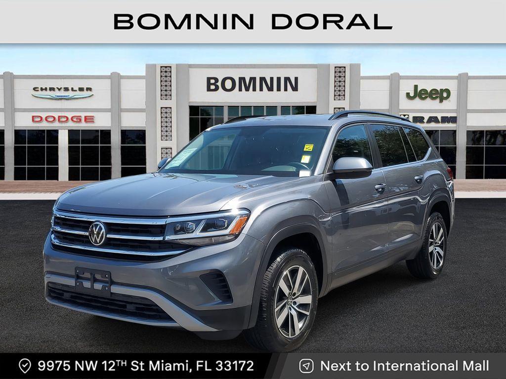 used 2021 Volkswagen Atlas car, priced at $19,490