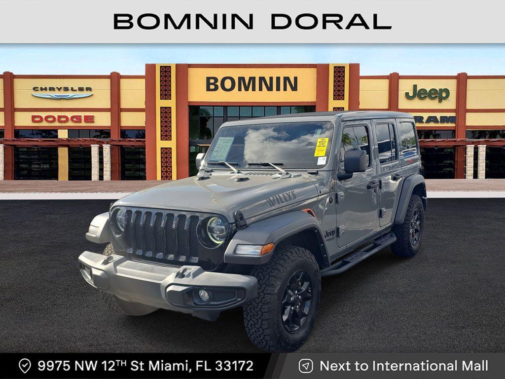 used 2022 Jeep Wrangler Unlimited car, priced at $31,990