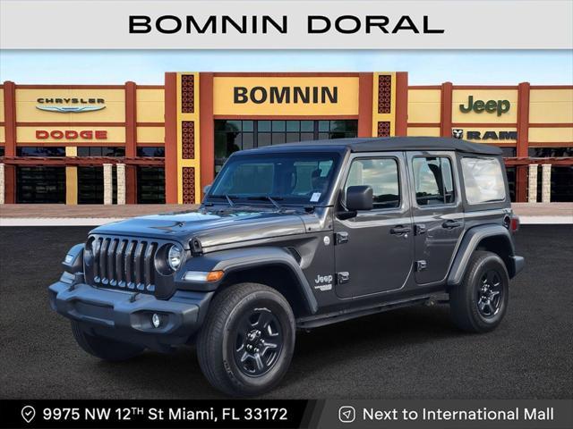 used 2020 Jeep Wrangler Unlimited car, priced at $27,490