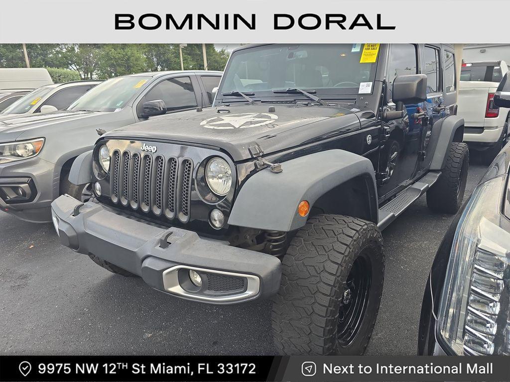 used 2017 Jeep Wrangler Unlimited car, priced at $12,990