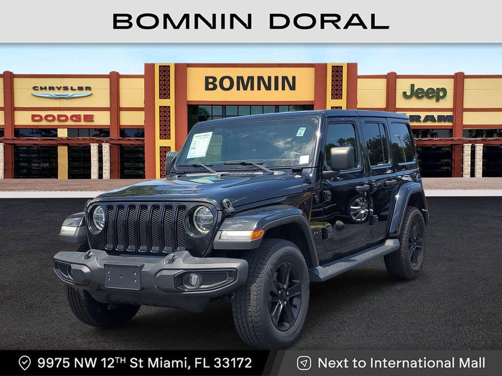 used 2021 Jeep Wrangler Unlimited car, priced at $27,490