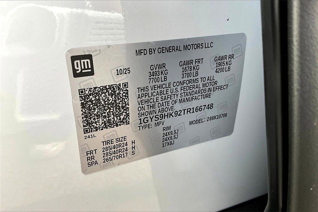 new 2026 Cadillac Escalade car, priced at $184,315