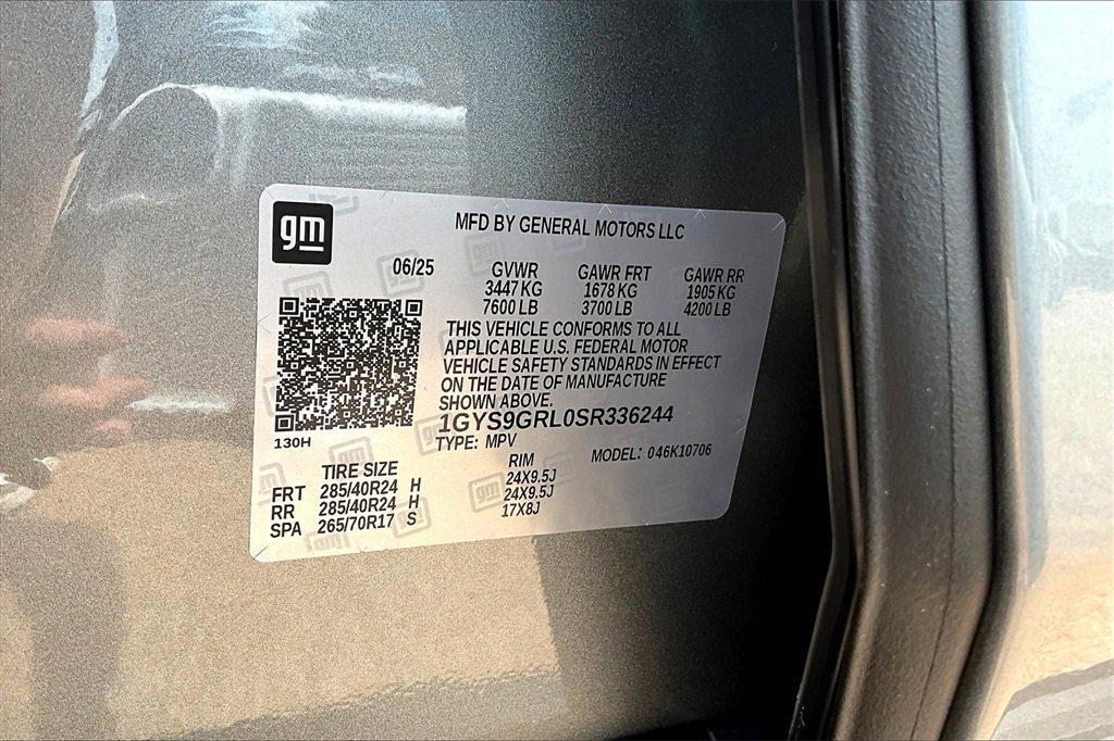 new 2025 Cadillac Escalade car, priced at $128,944