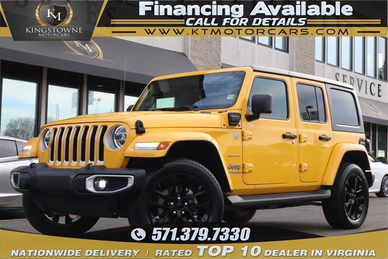 used 2021 Jeep Wrangler Unlimited 4xe car, priced at $28,995