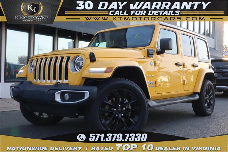 used 2021 Jeep Wrangler Unlimited 4xe car, priced at $29,995