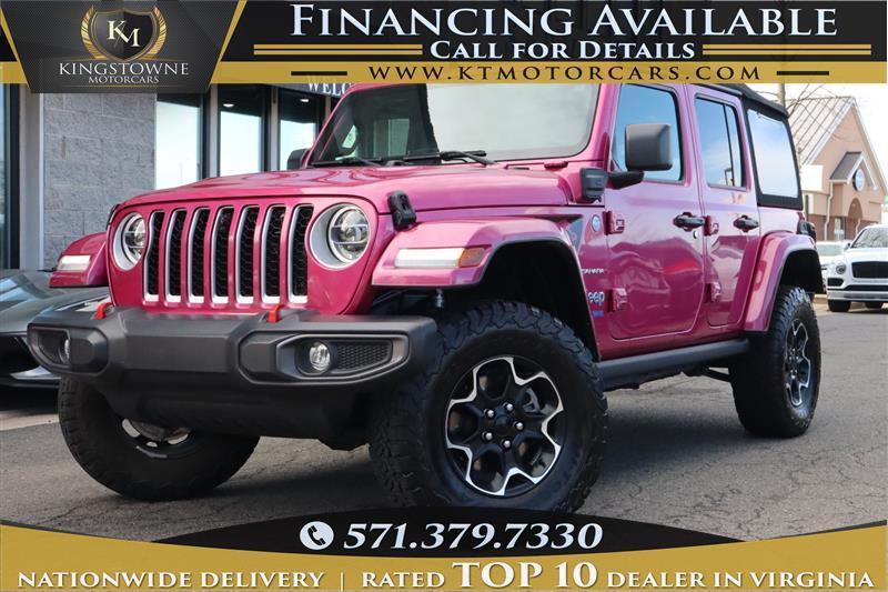 used 2022 Jeep Wrangler Unlimited 4xe car, priced at $31,995