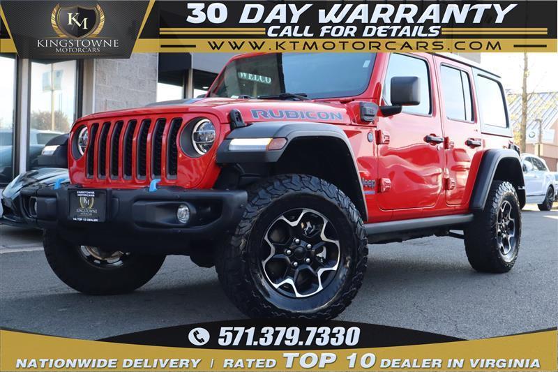 used 2021 Jeep Wrangler Unlimited 4xe car, priced at $33,995