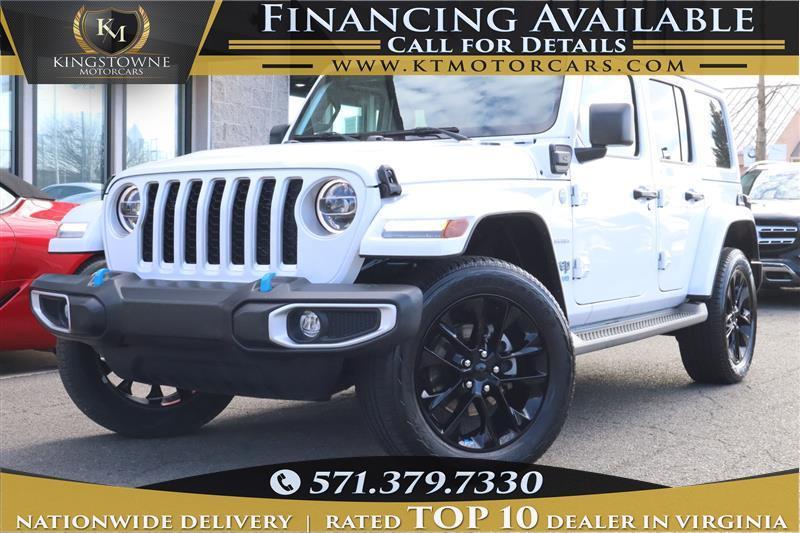 used 2022 Jeep Wrangler Unlimited 4xe car, priced at $30,795