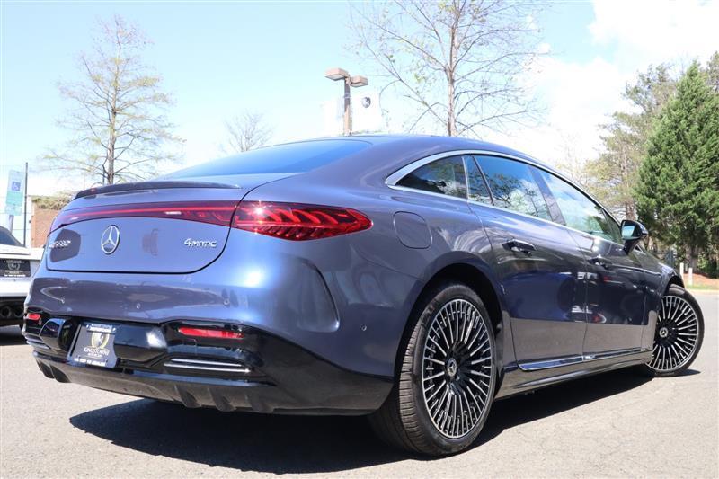 used 2022 Mercedes-Benz EQS 580 car, priced at $49,995