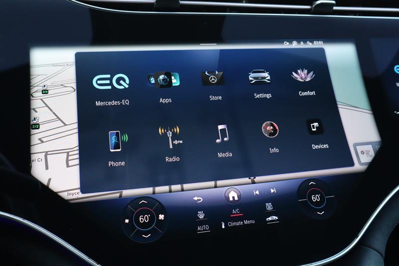 used 2022 Mercedes-Benz EQS 580 car, priced at $49,995