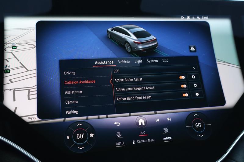 used 2022 Mercedes-Benz EQS 580 car, priced at $46,995