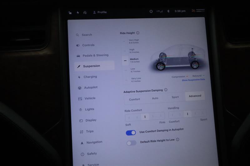 used 2021 Tesla Model X car, priced at $41,995