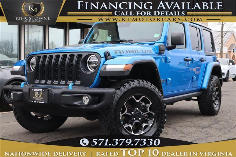 used 2022 Jeep Wrangler Unlimited 4xe car, priced at $32,795