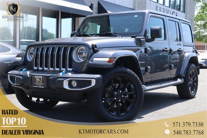 used 2022 Jeep Wrangler Unlimited 4xe car, priced at $28,495