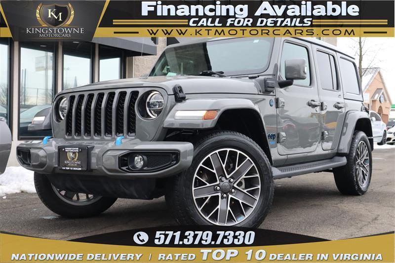 used 2022 Jeep Wrangler Unlimited 4xe car, priced at $31,995