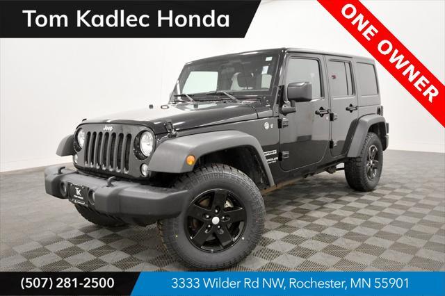 used 2017 Jeep Wrangler Unlimited car, priced at $21,999