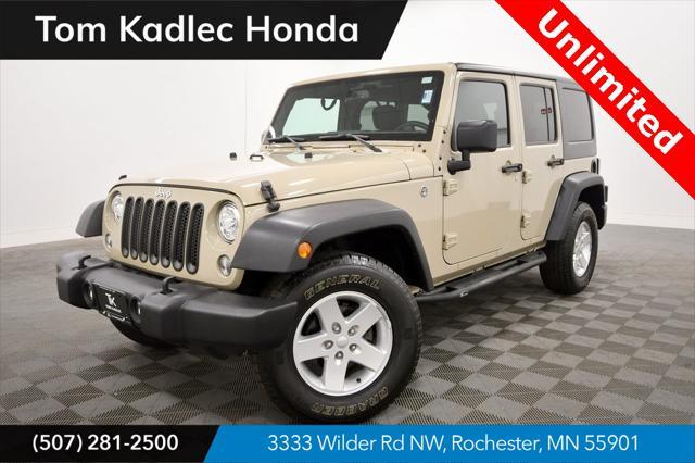 used 2018 Jeep Wrangler JK Unlimited car, priced at $21,999