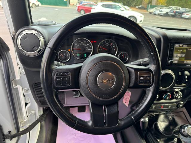 used 2017 Jeep Wrangler Unlimited car, priced at $13,795