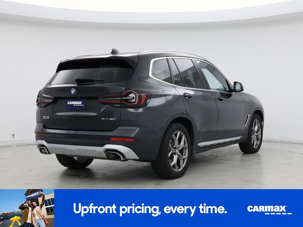 used 2022 BMW X3 car, priced at $31,998