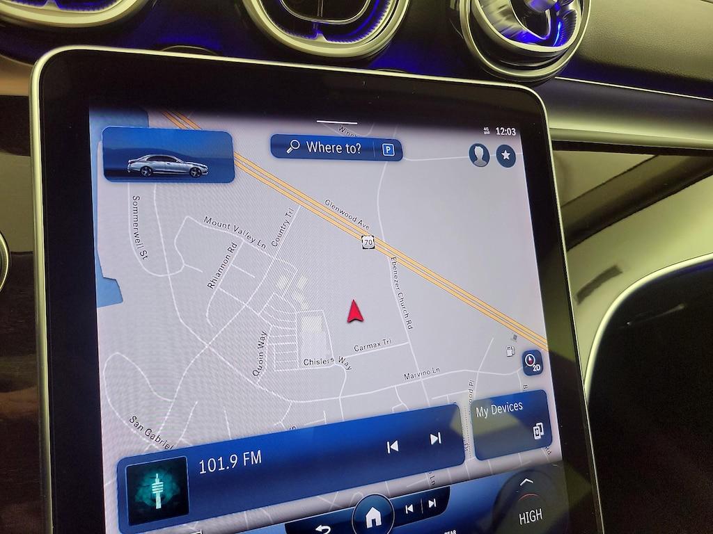 used 2023 Mercedes-Benz C-Class car, priced at $39,998