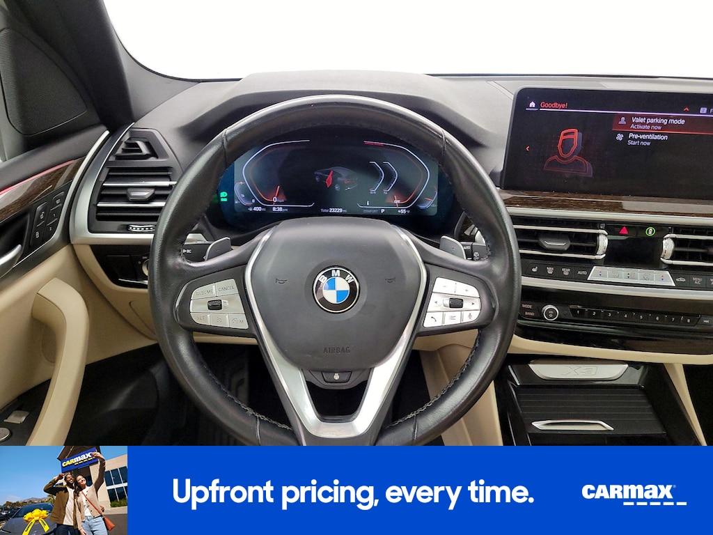 used 2022 BMW X3 car, priced at $34,998