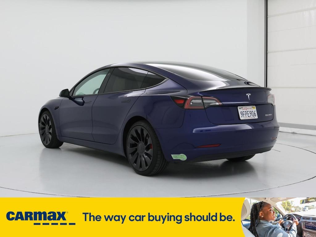 used 2023 Tesla Model 3 car, priced at $34,998