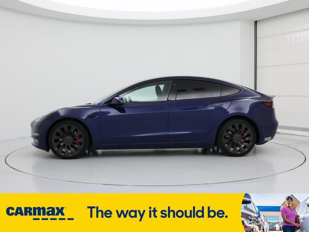 used 2023 Tesla Model 3 car, priced at $34,998