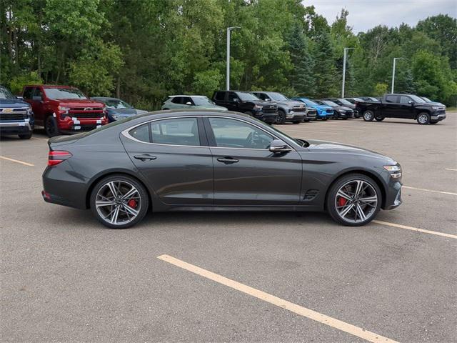 new 2025 Genesis G70 car, priced at $59,055