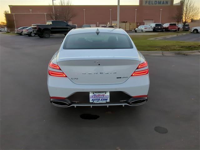 new 2025 Genesis G70 car, priced at $59,055