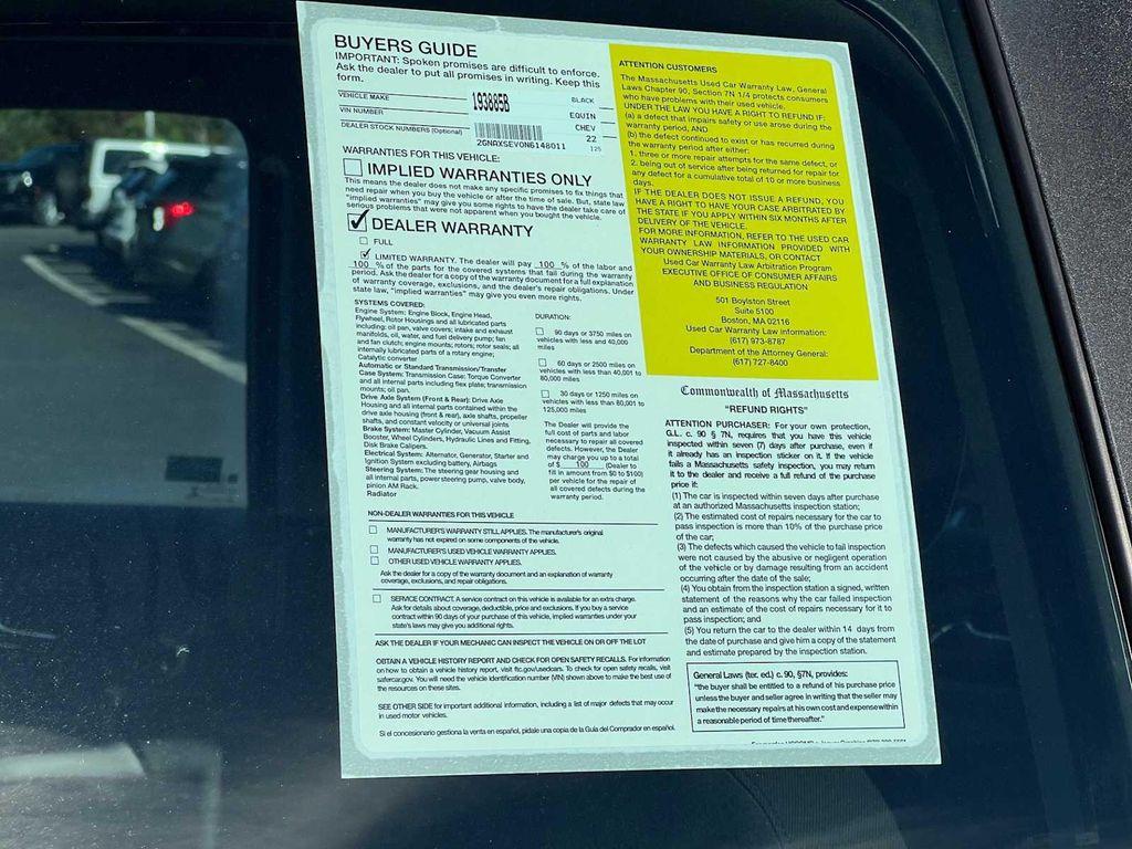 used 2022 Chevrolet Equinox car, priced at $19,968