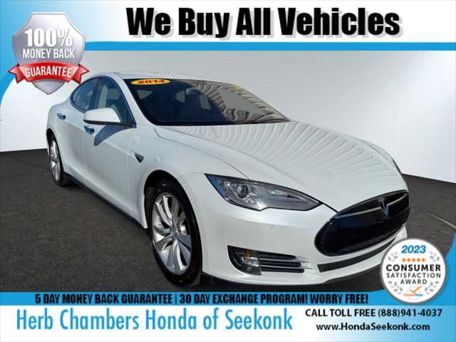 used 2014 Tesla Model S car, priced at $17,968