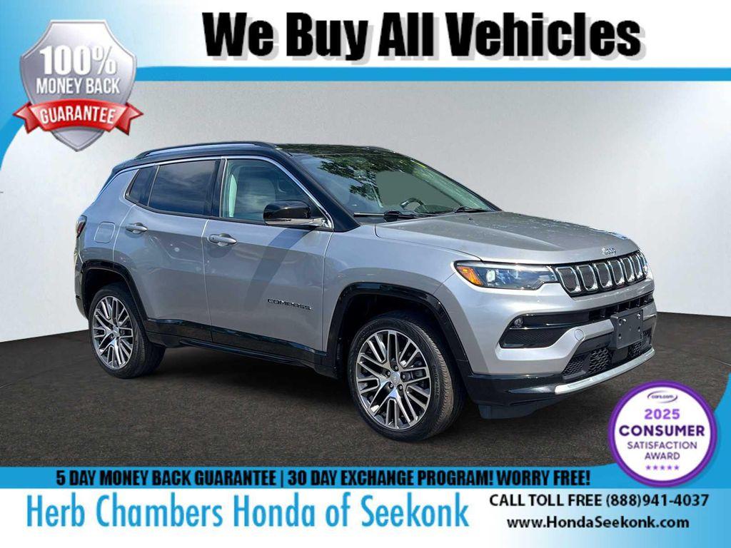 used 2022 Jeep Compass car, priced at $22,488