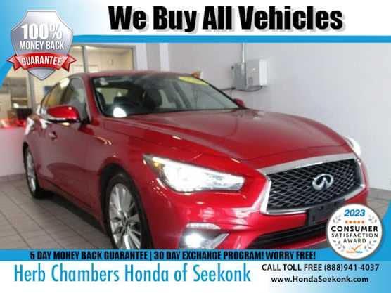 used 2021 INFINITI Q50 car, priced at $27,655