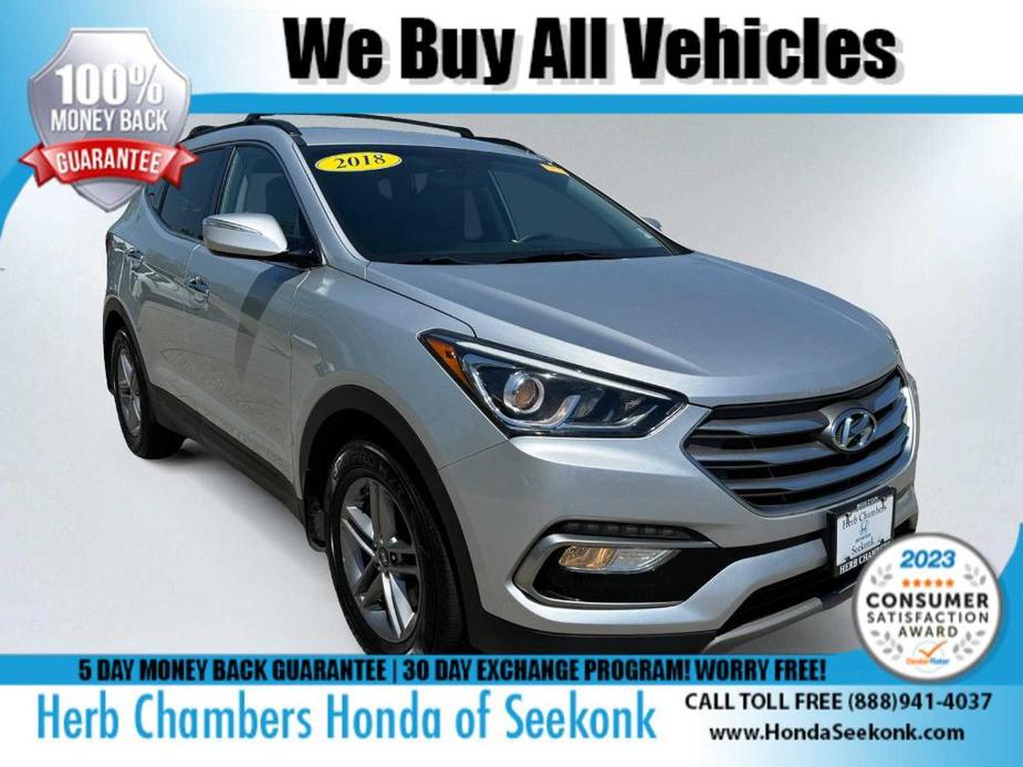 used 2018 Hyundai Santa Fe Sport car, priced at $15,851