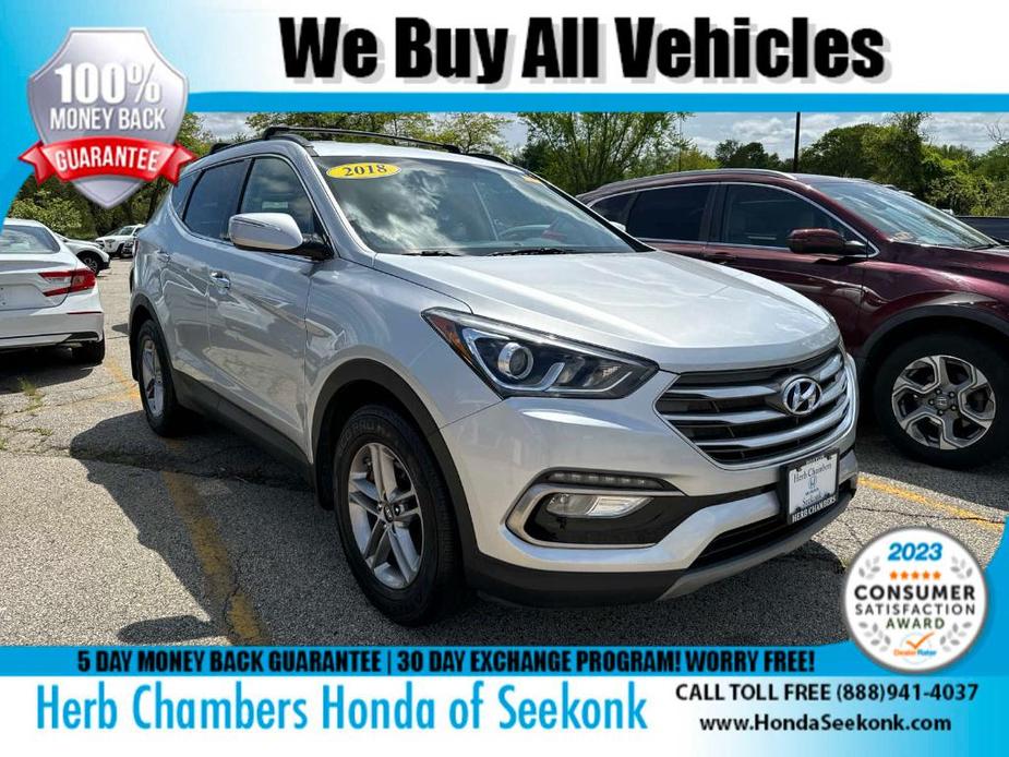 used 2018 Hyundai Santa Fe Sport car, priced at $16,488