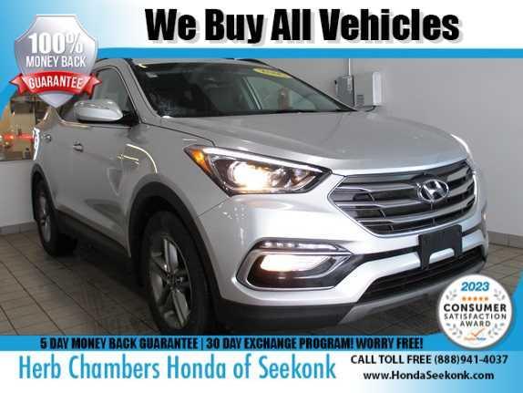 used 2018 Hyundai Santa Fe Sport car, priced at $15,488